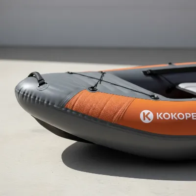 Kokopelli Moki I inflatable kayak showcasing its robust drop-stitch floor and durable pontoon construction