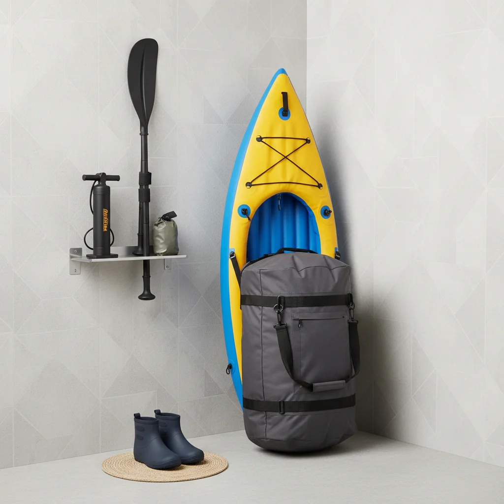 Inflatable Kayak Storage for Small Apartments